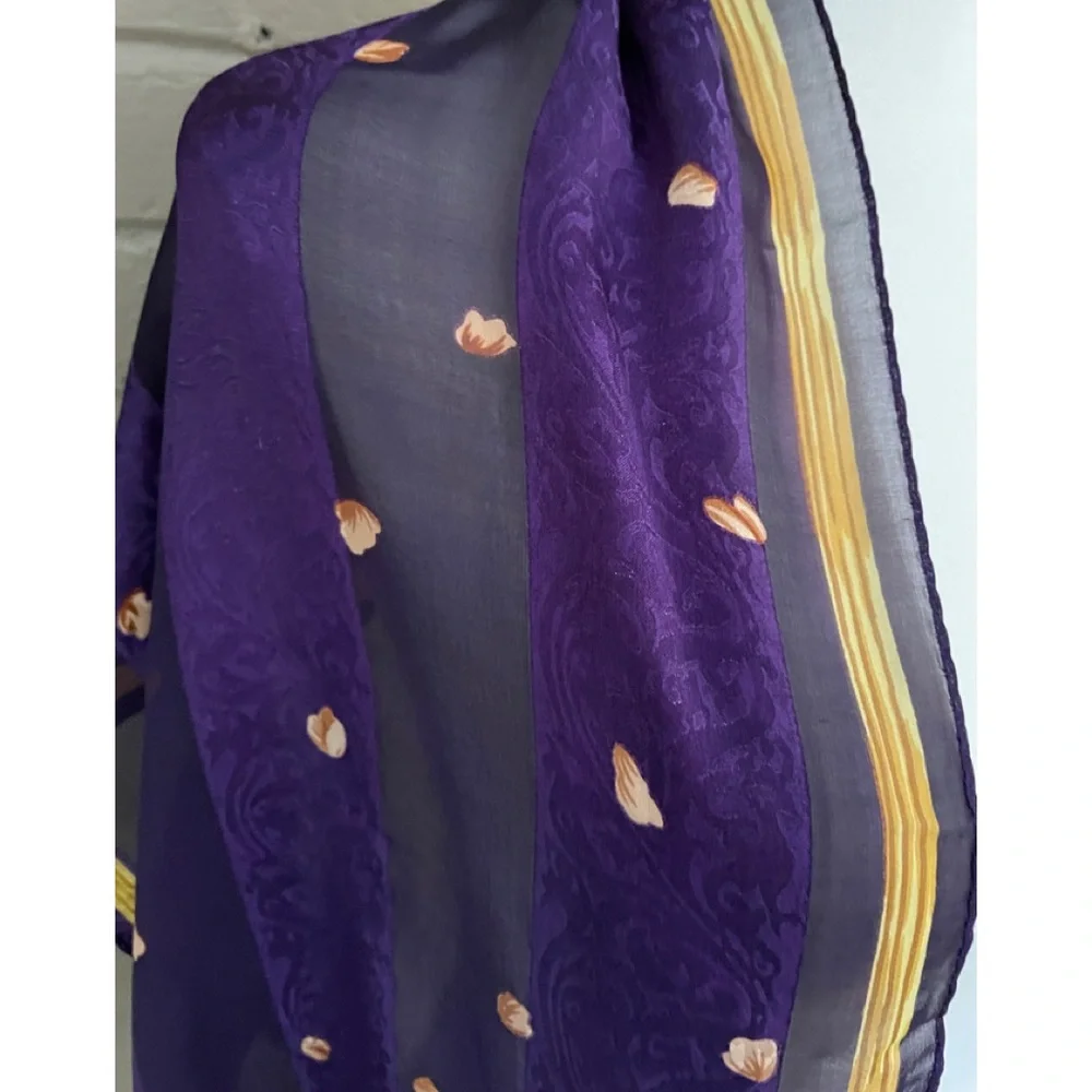 Anne Klein vintage silk scarf